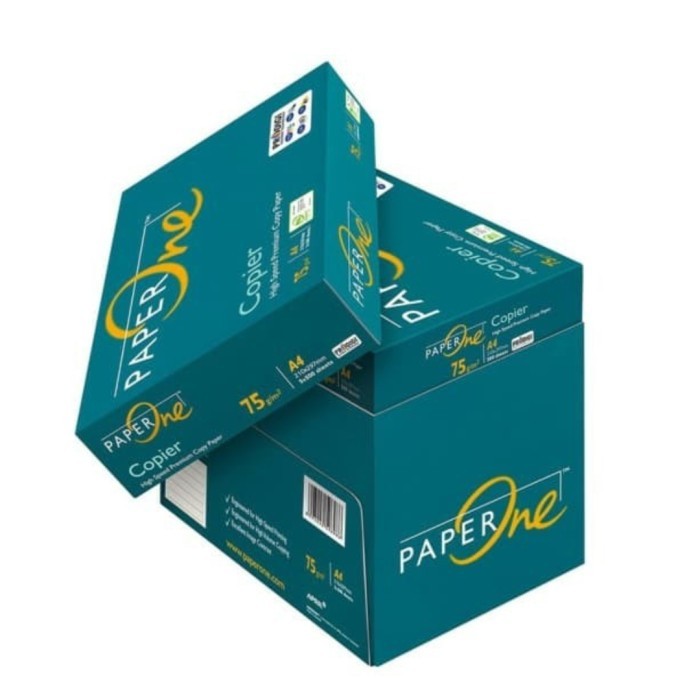 

kertas HVS A4 paperone 75gr 1dus(5rim)