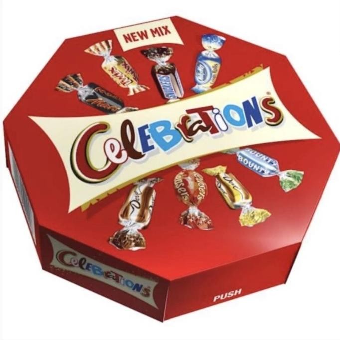 

New Mars Celebrations Mix Of Milk Chocolate, Biskuit, & Wafer 196 Gram Limited Edition