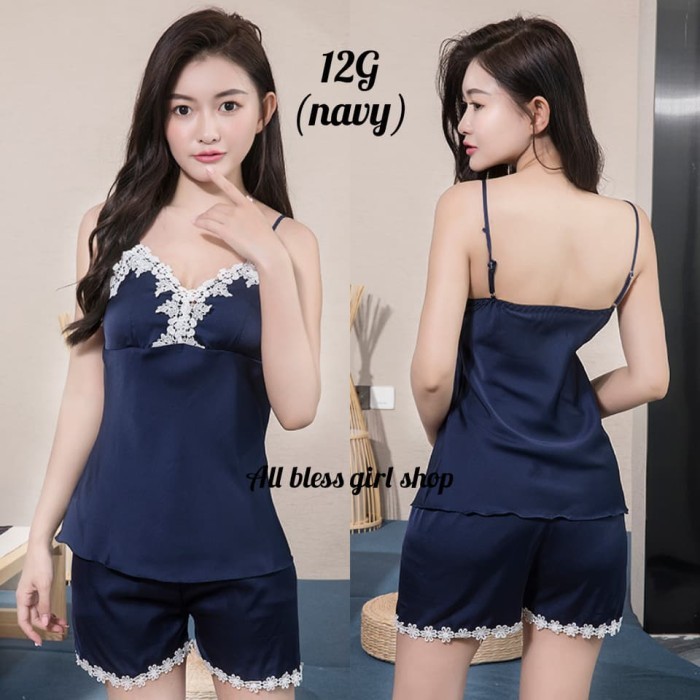 Baju Tidur Lingerie Sexy Setelan Piyama