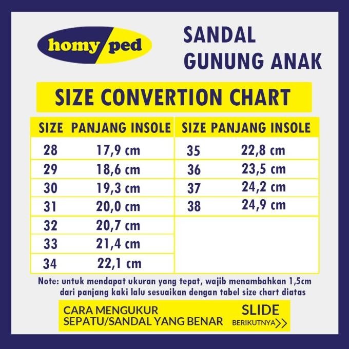 

Homyped Alaba Sandal Gunung Anak H24S