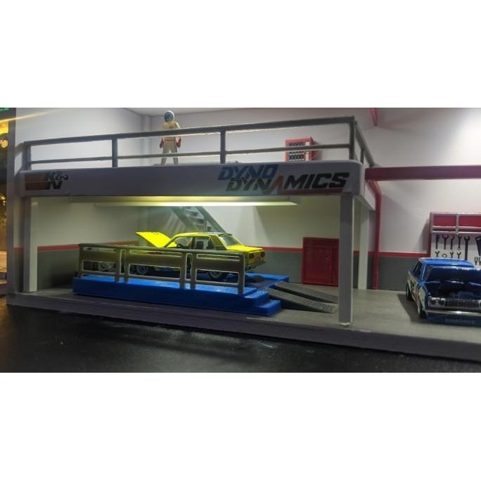 The Garage Diorama Diecast Skala 64