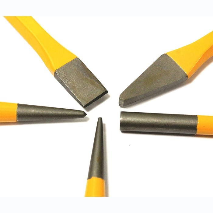 

Pin Punch and Chisel Set isi 5 dan 6 Pcs Pahat Besi Penitik Pin Cold Chisel TOLSEN