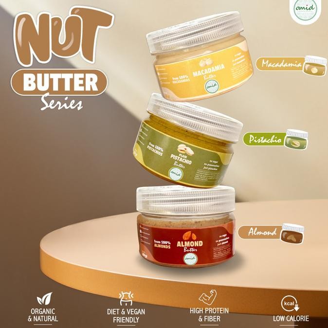 

ALMOND BUTTER (SELAI / MENTEGA KACANG ALMOND GURIH) 500GR