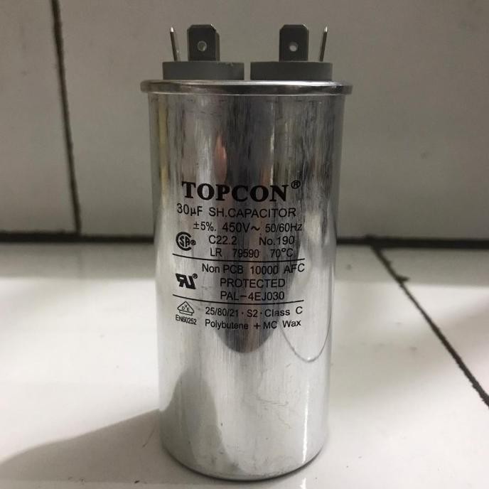$+$+$+$+] Kapasitor Capacitor TOPCON Running 30UF 30 UF Micro 450V 450 Volt
