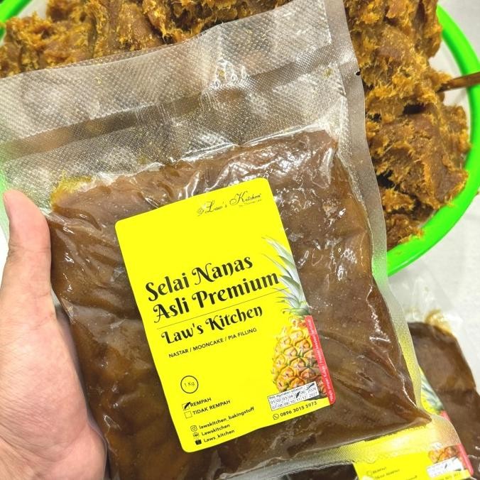 

SELAI NANAS 100% ASLI BERAT 1KG HOMEMADE LAWSKITCHEN