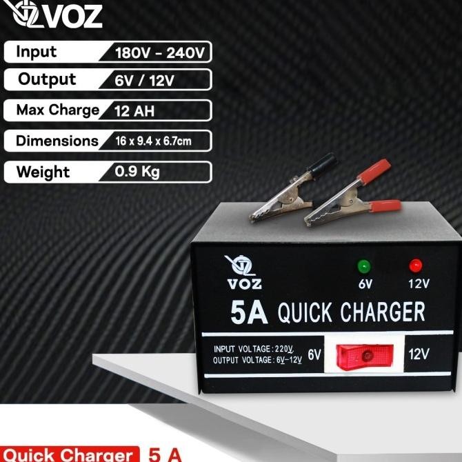 VOZ CHARGER AKI 5A | CHARGER AKI MOTOR | CHARGER AKI