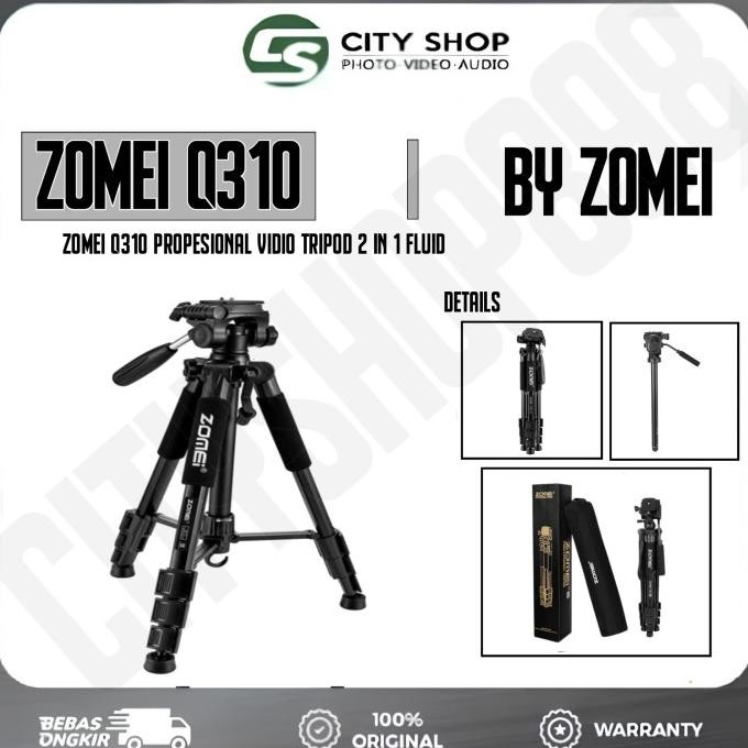 Tripod Zomei Q310 Black Monopod New Stok