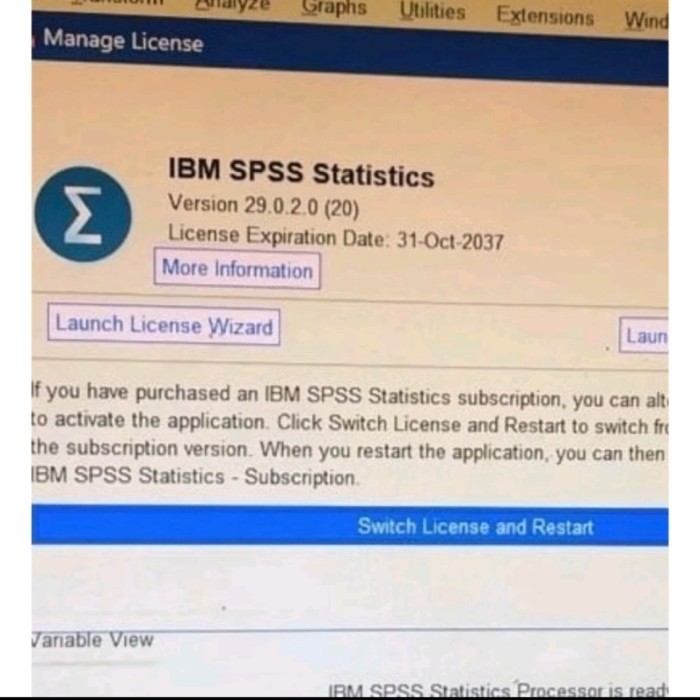 

BERGARANSI PROMO !!! IMB SPSS STATISTICS 29 LIFETIME WINDOWS & MAC OS LISENSI RESMI