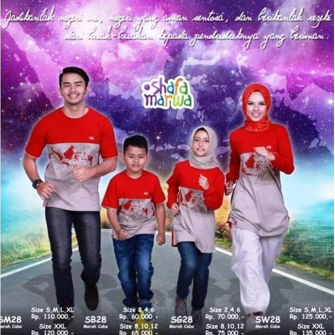 New Sale Kaos Sarimbit Keluarga Shafa Marwa Stok Terbatas
