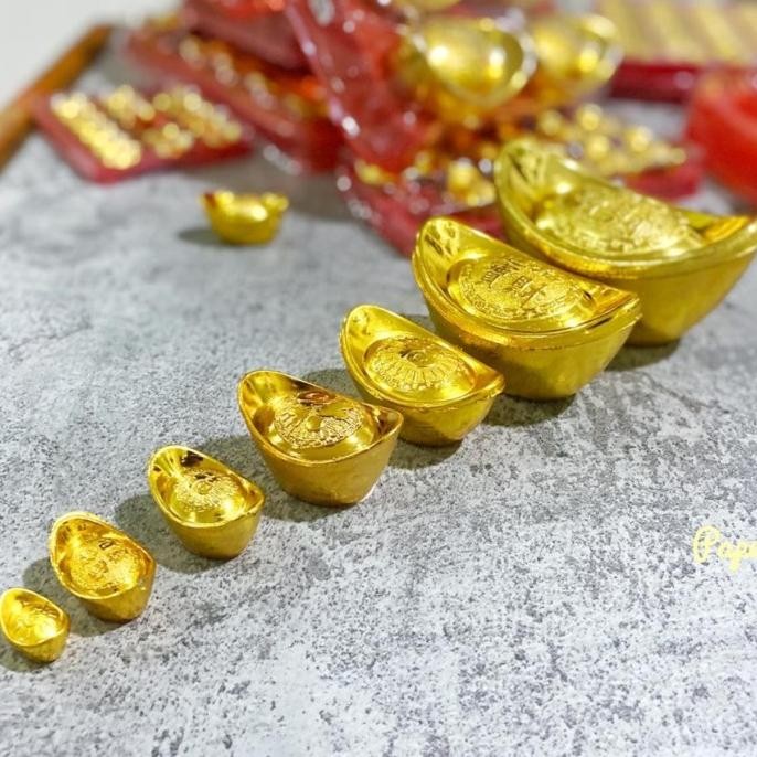 Buruan beli] Dekorasi Uang Emas Balok, Tael Emas, Uang Emas China, Imlek, Sincia
