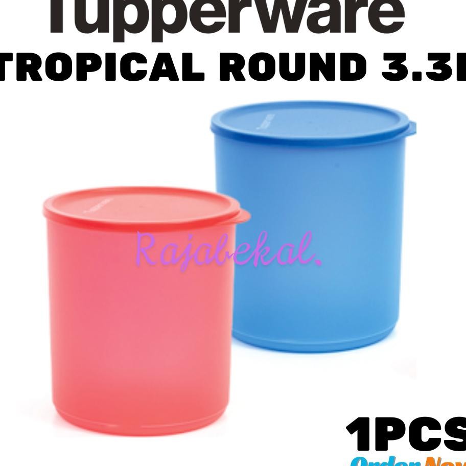 Tupperware Tropical Round 3.3L Ecer 1Pc Cubi Round