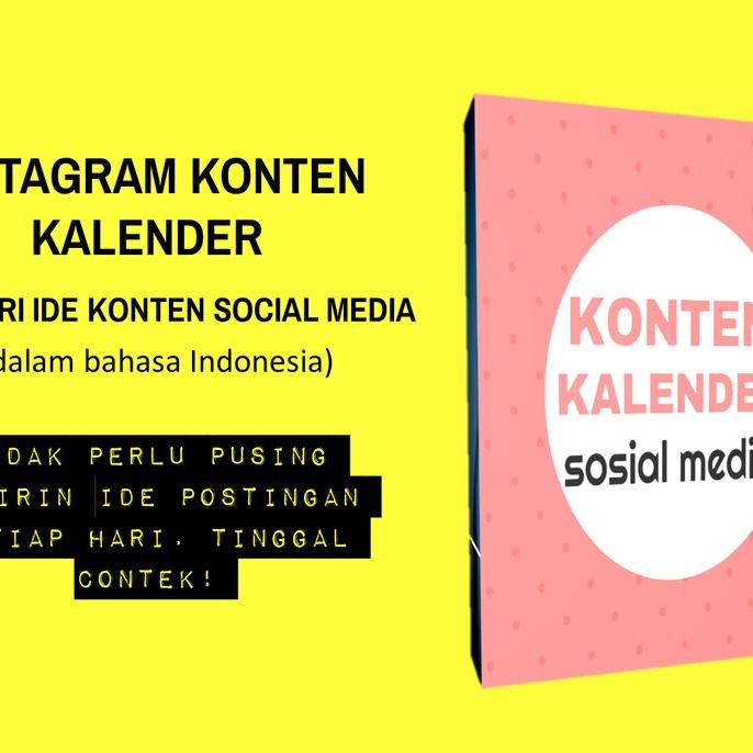 

Social Media Content Calendar (Ide Konten Kalender Instagram)