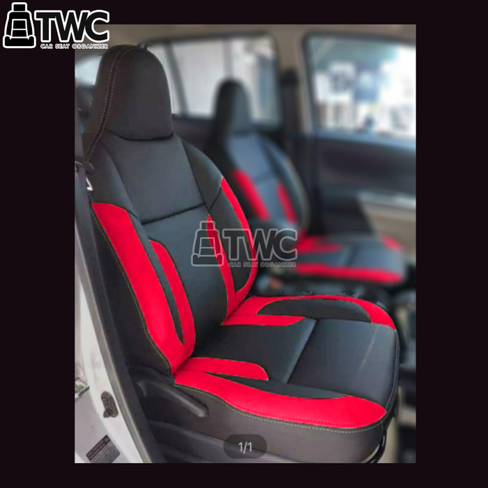 Sarung Jok Cover jok Sporty Mobil Calya Sigra 3 baris Kode 696