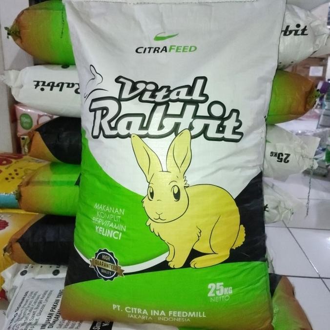 KARGO VITAL RABBIT 25KG MAKANAN RABBIT VITAL RABBIT CITRA FEED