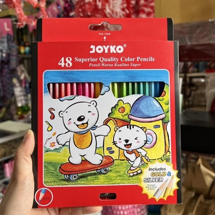 

#####] Color Pencils / Pensil Warna Joyko 48 Warna