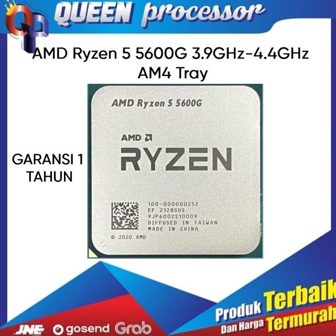 TERBARU - PROCESSOR AMD RYZEN 5 5600G TRAY