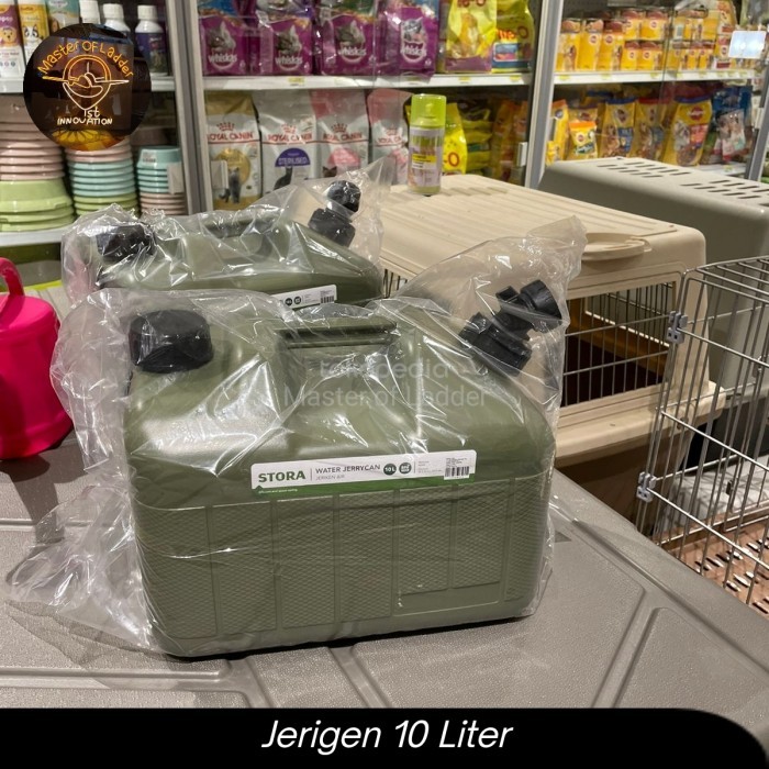 Jergen 10 Liter Hdpe Jerigen Bensin Air Stora Krisbow