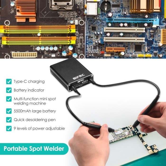 Mesin Las Mini DIY Spot Welder Quick Release Pen Alat las titk BI Best