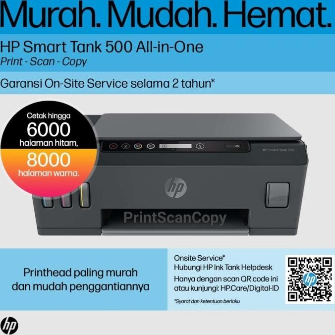 Printer Hp Smart Tank 500 Tersedia