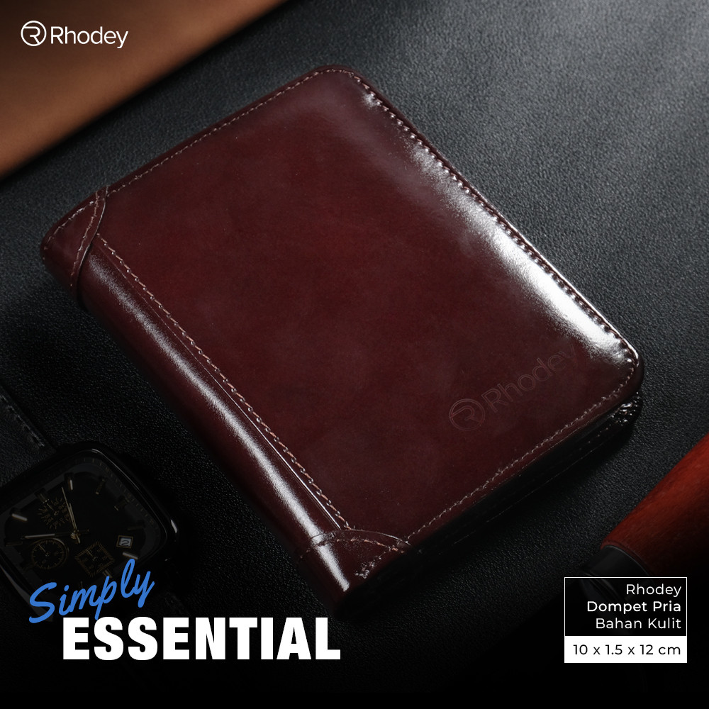 Rhodey Dompet Pria Bahan Kulit