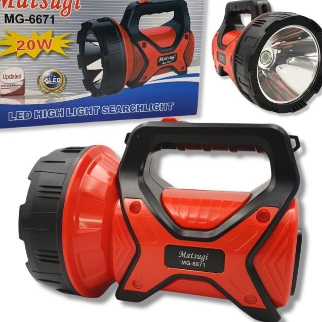Senter 20W MATSUGI MG-6671 Senter Genggam Charger 20 Watt Terlaris
