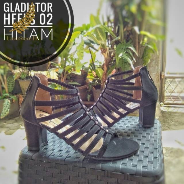 Sepatu Sandal High Heels Pesta Pernikahan Wedding Chunky Wanita
