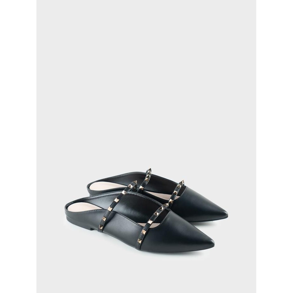 Urban&Co Shoes Wanita Yeshika Karet Sepatu Mules Korean Style Karet Kasual