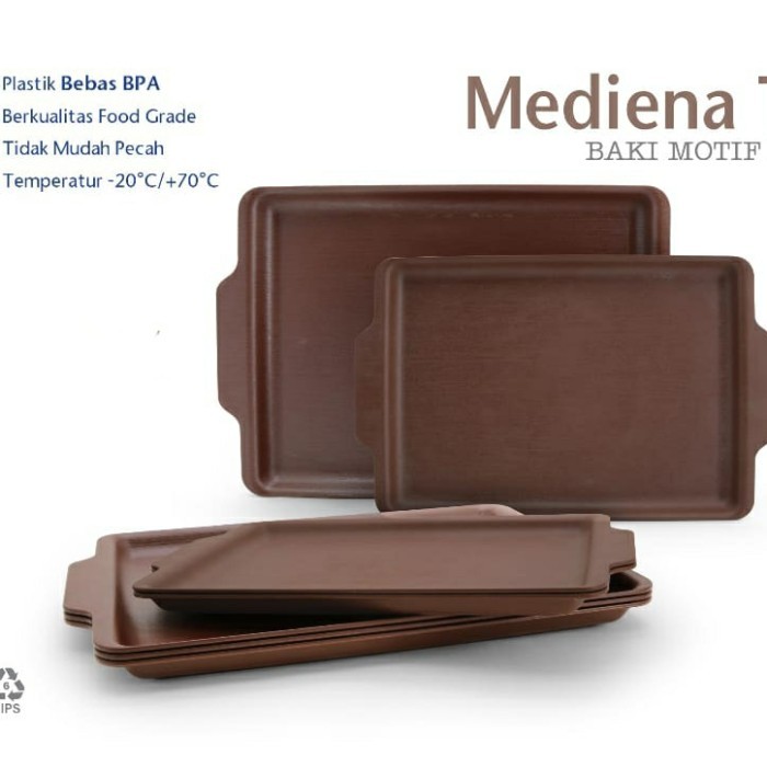 hanya disini] Nampan Onyx Nampan Kayu Melamin Nampan Coklat Nampan Segi Kotak