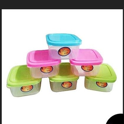 >>>>>] Toples Mini Toples Kecil Segi Kotak Sealware Toples Bumbu Kue Tantos