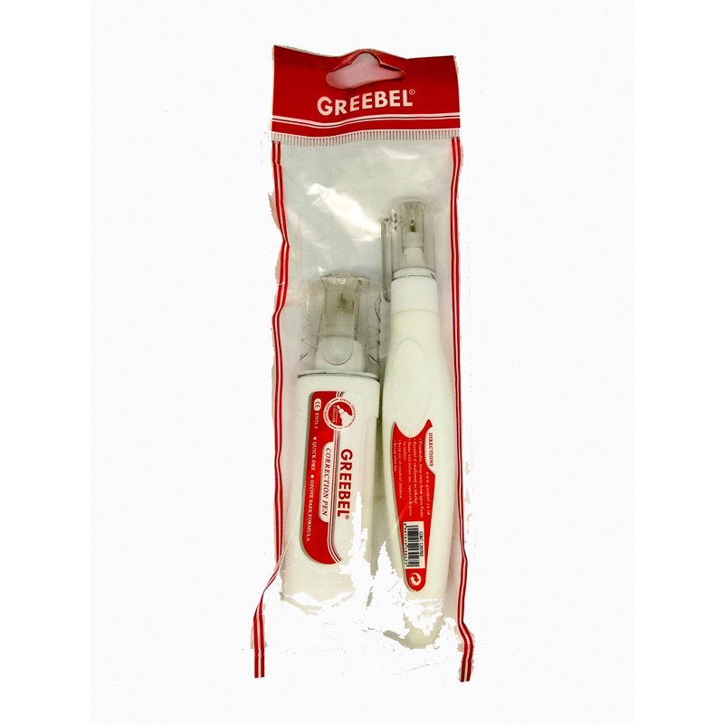 

Gramedia Pettarani - Greebel - Tip-Ex Correction Pen Set Isi 2 pcs GBC 120701 + GBC 120702