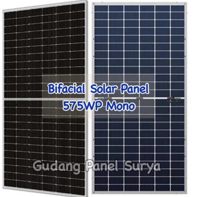 Panel Surya Bifacial Solar Panel Solarcell 575WP Mono 575wp mono
