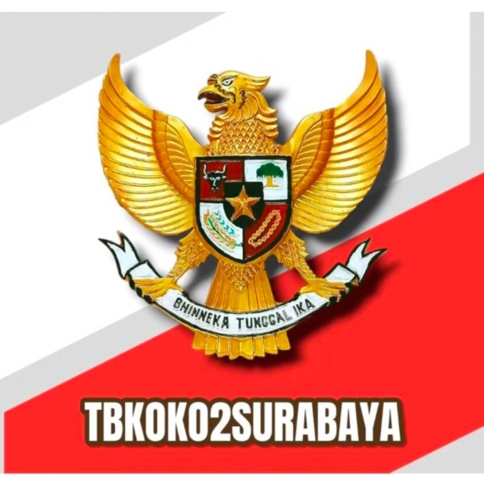 Hiasan Dinding Patung Garuda Pancasila 3 Dimensi Fiber Logo Garuda Gol Best Quality