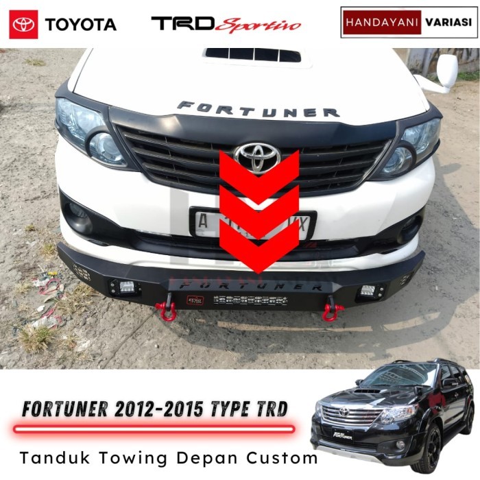 Tanduk Towing Depan Toyota Fortuner TRD 2012 2015 Towing Led