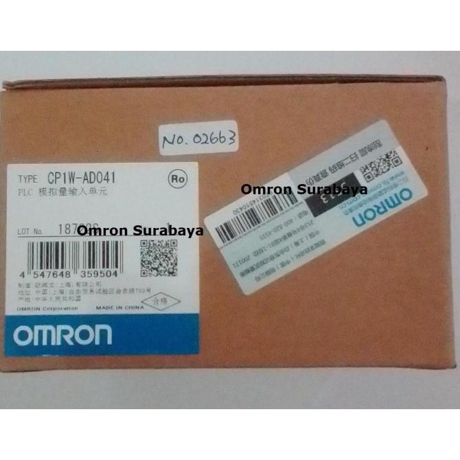 PLC OMRON CP1W-AD041