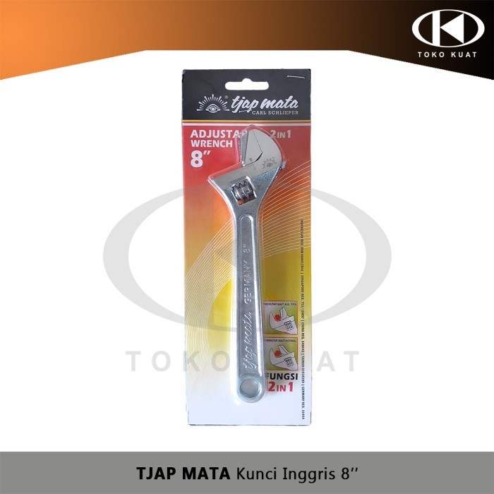 Kunci Inggris 8" TJAP MATA