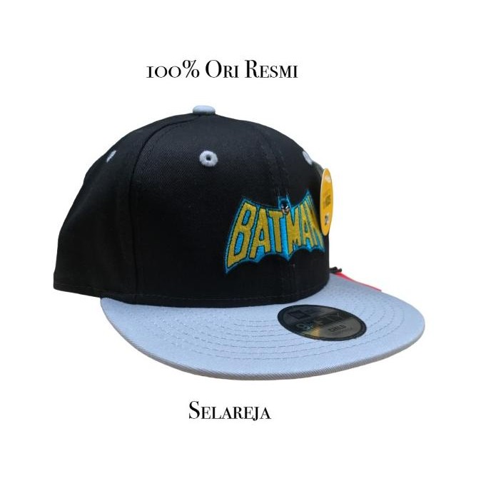 Topi Anak New Era Kids 9Fifty Batman Black/Grey Snapback 100% Ori