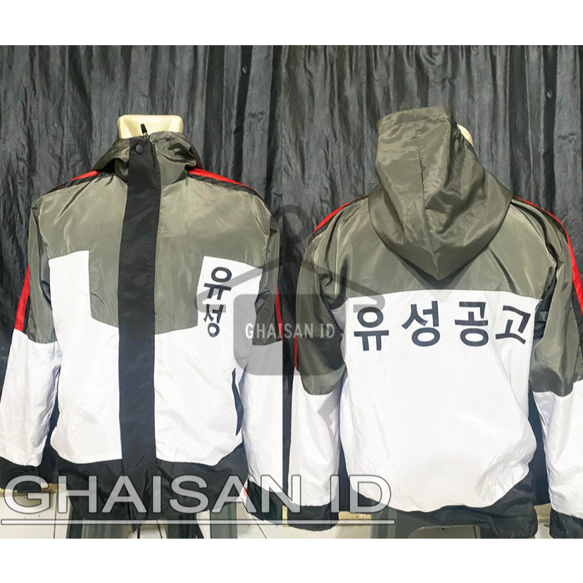 Jaket Study Group Yusong Park Geon Yeob & Yoon Ga Min Outfit Manhwa Study Group