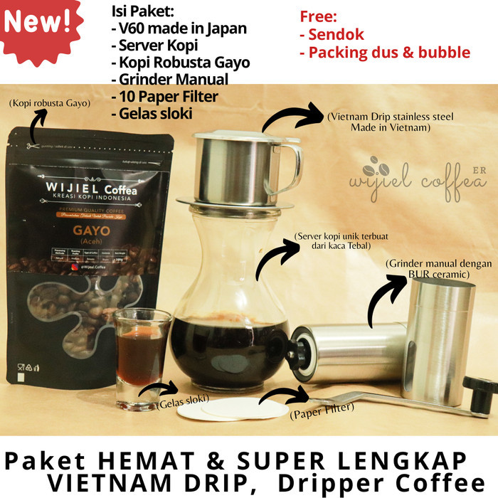MURAH VIETNAM DRIP PAKET LENGKAP dan HEMAT-ALAT KOPI