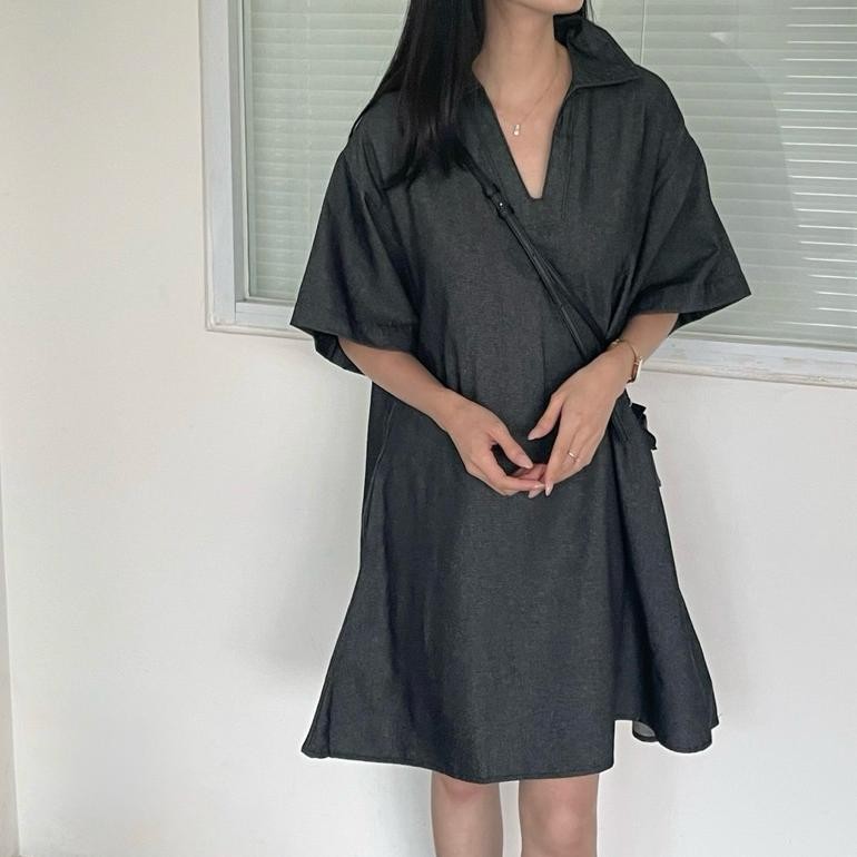 hg-24 Hedyclothing - Dahye Denim Dress Viral