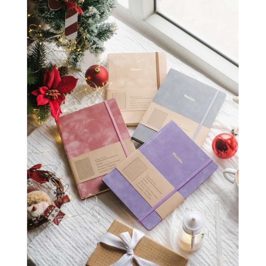 

Mason Suede Notebook Pink Rose Jurnal / Diary / Agenda / Buku Catatan