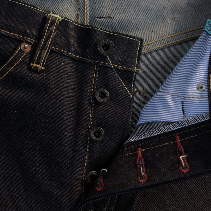 Celana Raw Denim Zuro Denim [ Gold Eagle "16Oz" ]