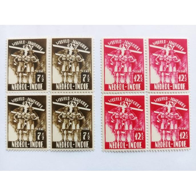 

Perangko Wereld Jamboree 1937 8Pcs Kondisi Baru