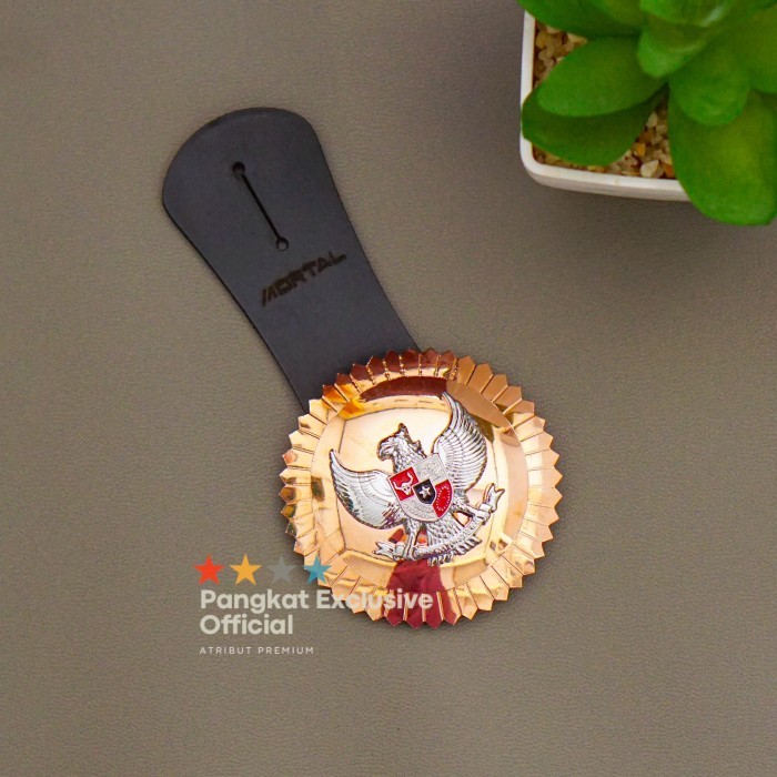 Town Tanda Jabatan Lurah Warna Perunggu