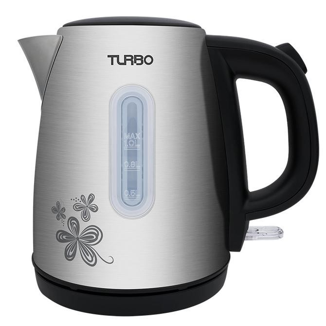 TURBO Kettle Stainless 1 Liter - EHL1058 Teko Listrik EHL 1058