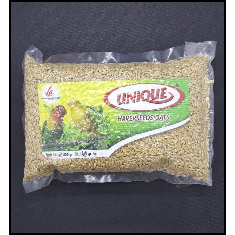 

Haverseeeds/Oats 500 Gram (Biji Haver Kupas) - Benelux
