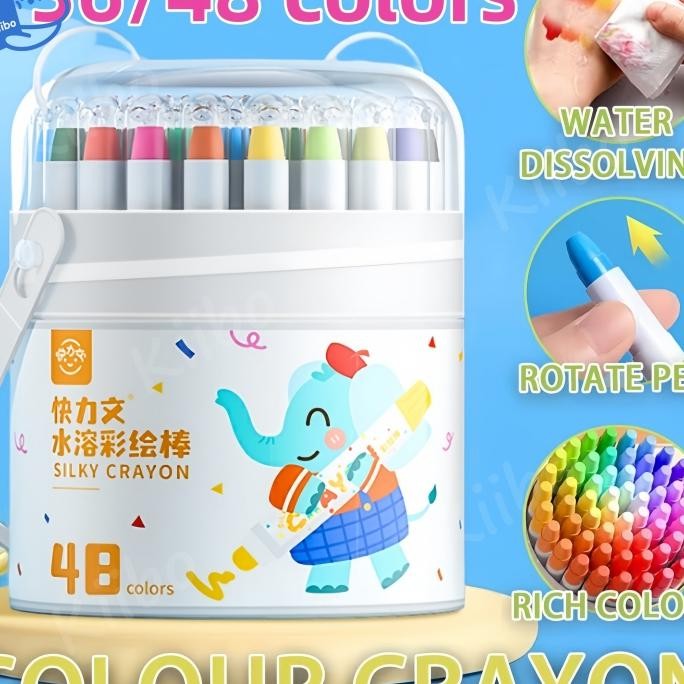 

Ready Tocrayon Putar Crayon Wahable 48 Warna For Id Tida Yang Eni Gambar Patel Nya Crayon Rayon Anaana