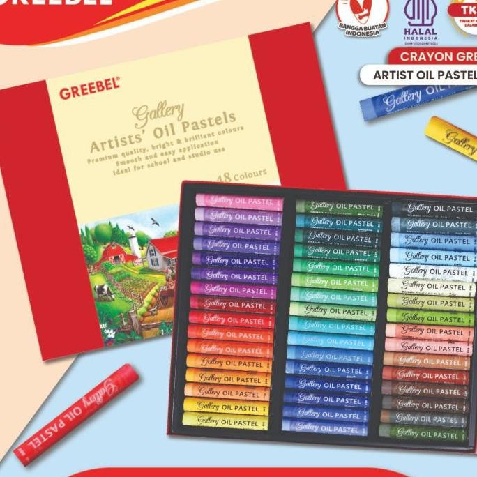 

Crayon Greebel Artit Oil Patel 48 Warna