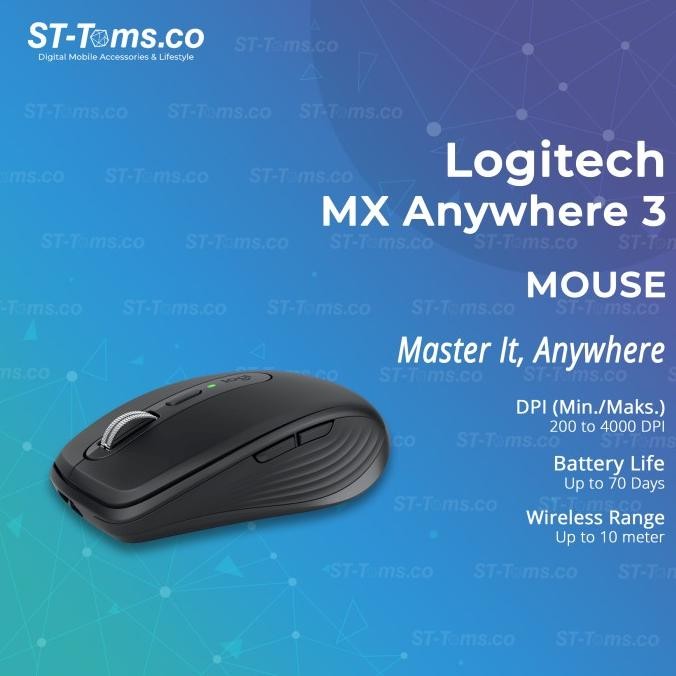 CO Logitech MX Anywhere 3 Mouse Wireless / Bluetooth MX Anywhere3