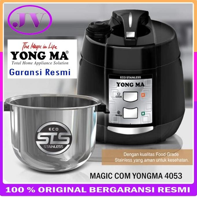 Magic Com Yongma Smc 4053 / Rice Cooker Yong Ma Stainless Steel 2 L