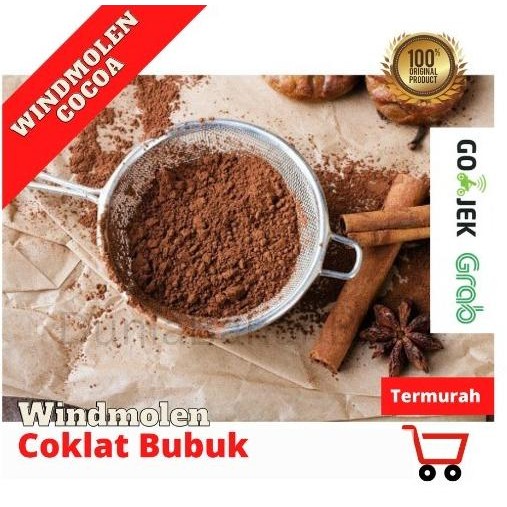 

COKLAT BUBUK WINDMOLEN COCOA POWDER 1KG ASLI 100% | KEMASAN ALU